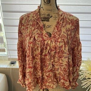 Anthropologie Tunic top size medium